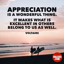 Appreciate
